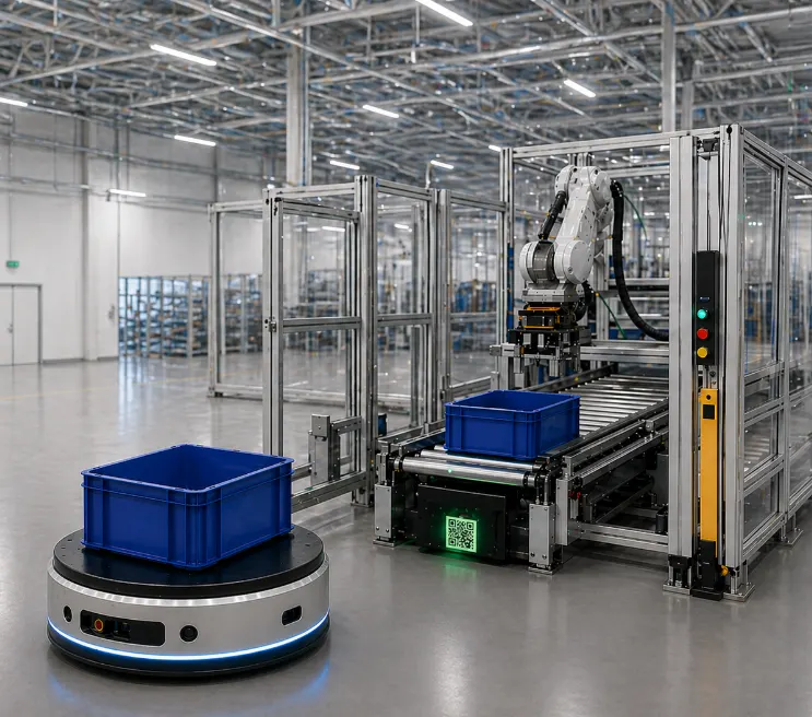 AMRロボットコントローラシステムの検証テスト 6